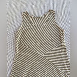 Cut Loose Cotton/Linen Striped Maxi Dress